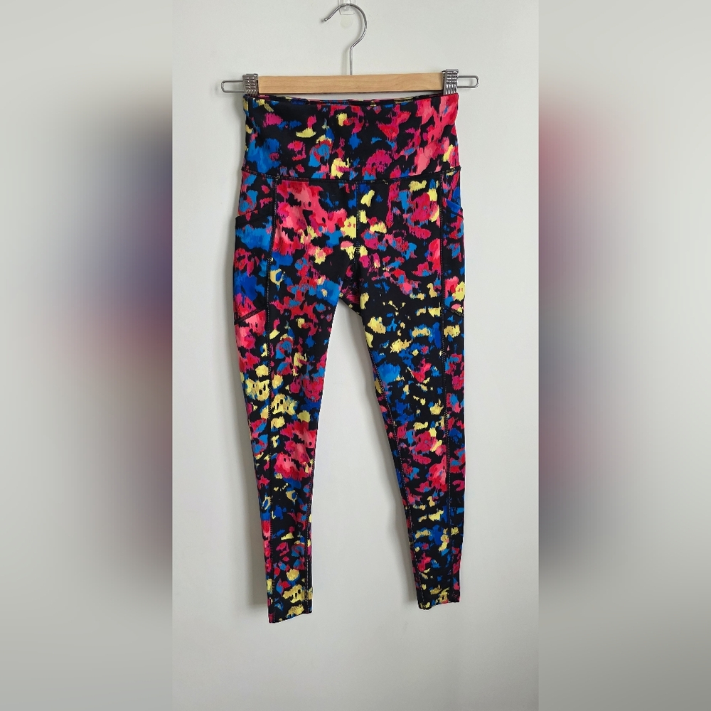Calvin Klein Performance Stretch Abstract Print Leggings XS
